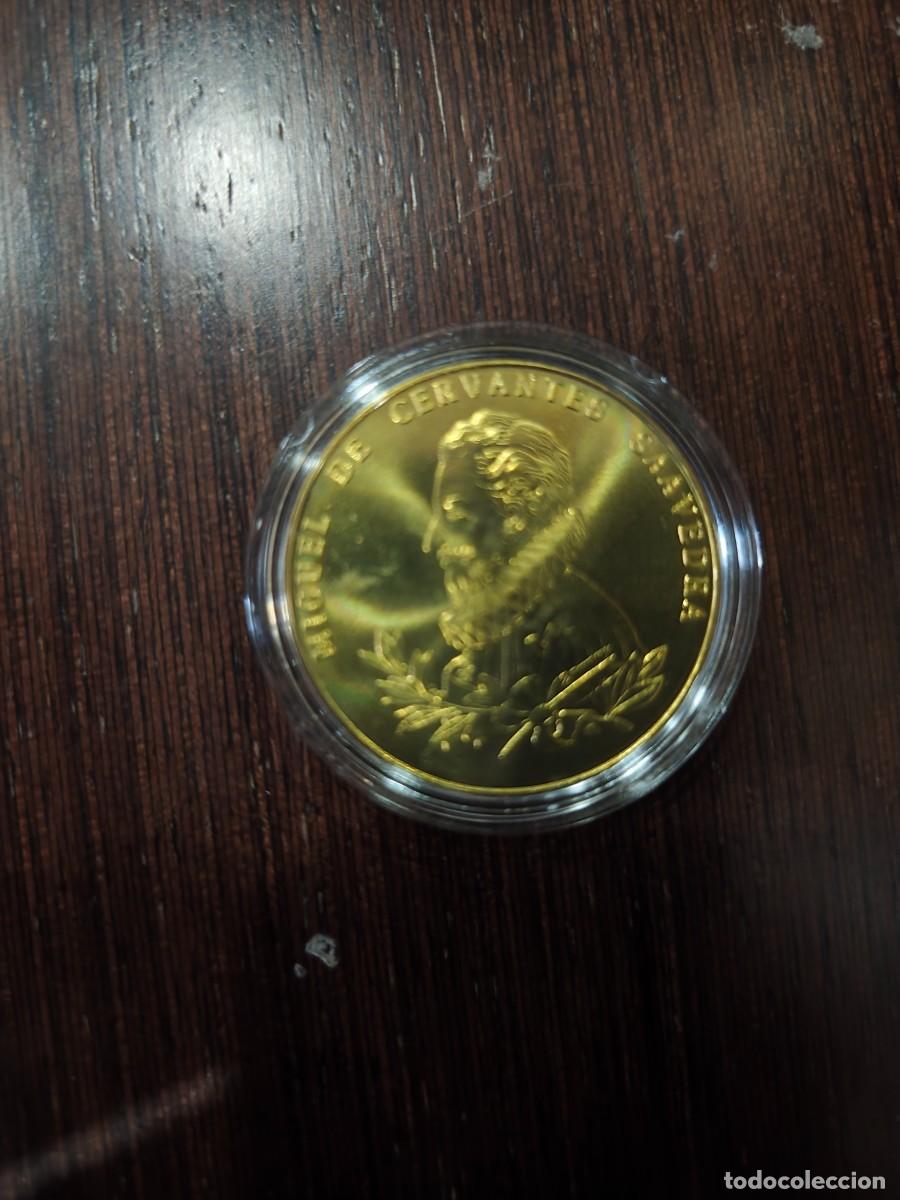 Monedas Franco: MEDALLA MIGUEL DE CERVANTES IV CENTENARIO DEL QUIJOTE 2005 COBRE Y ZINC
