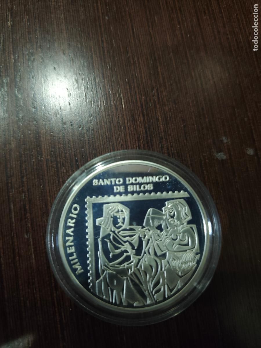 Monedas Franco: Medalla del Milenario de Santo Domingo de Silos 2001 PLATA CALIDAD PROOF