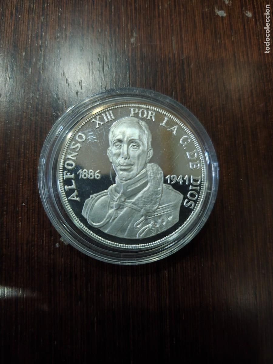 Monedas Franco: MONEDA LINGOTE PLATA PURA 1 ONZA ALFONSO XIII