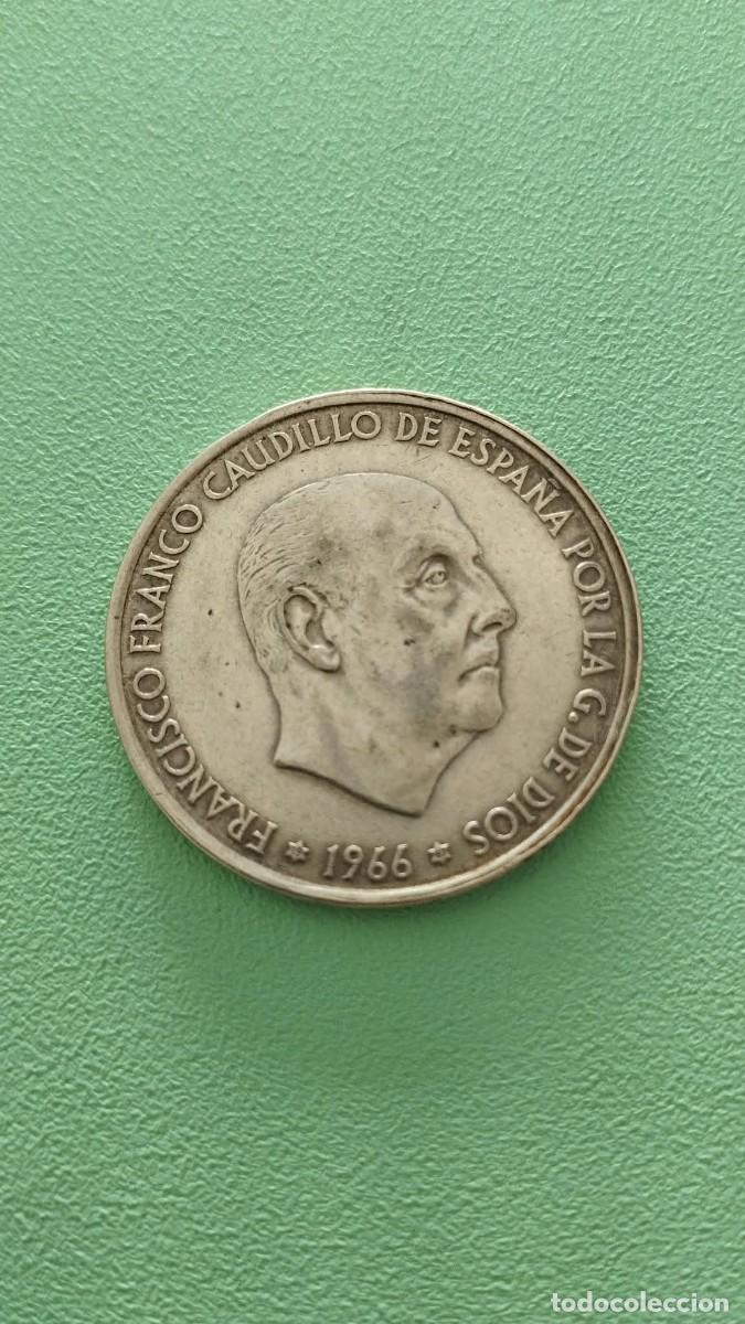 Monedas Franco: Moneda 100 pesetas de Plata de 1966 *67
