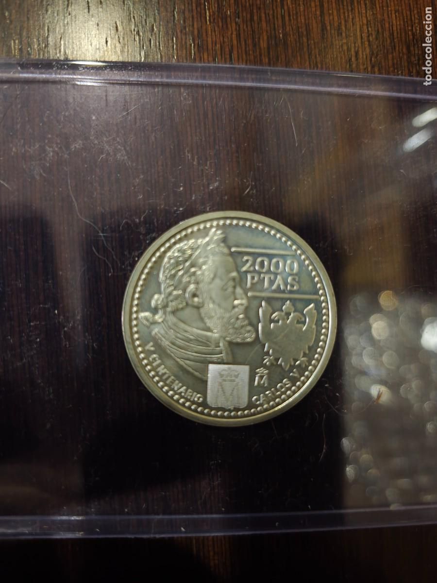Monedas Franco: MONEDA 2000 PESETAS V CENTENARIO DE CARLOS V 2000 - Foto 1