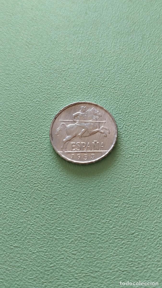 Monedas Franco: Moneda de 5 c&eacute;ntimos de 1953