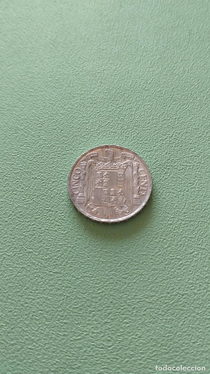 Monedas Franco: Moneda de 5 c&eacute;ntimos de 1953 - Foto 2