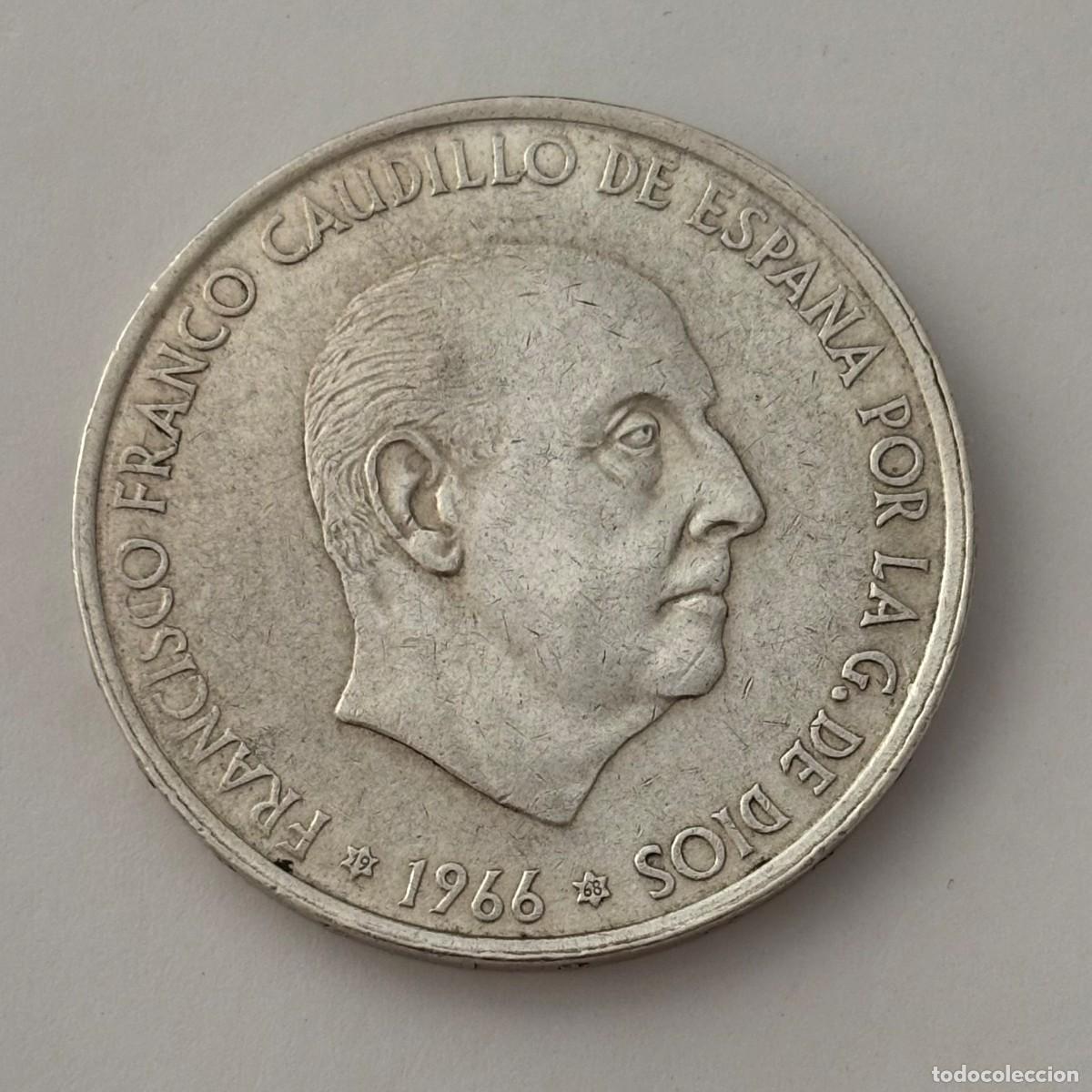 Monedas Franco: MONEDA DE 100 PESETAS FRANCO 1966 ESTRELLA 68 (FOTO)