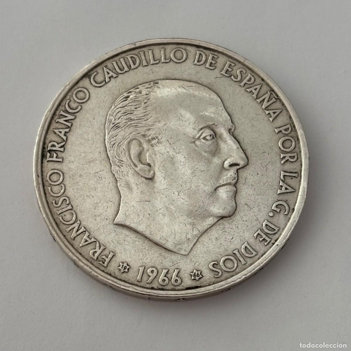 Monedas Franco: MONEDA DE 100 PESETAS FRANCO 1966 ESTRELLA 66 (FOTO)