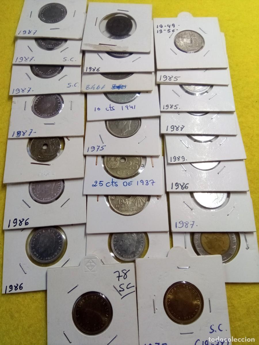 Monedas Franco: Lote monedas espa&ntilde;olas y extranjeras. Variadas - Foto 2