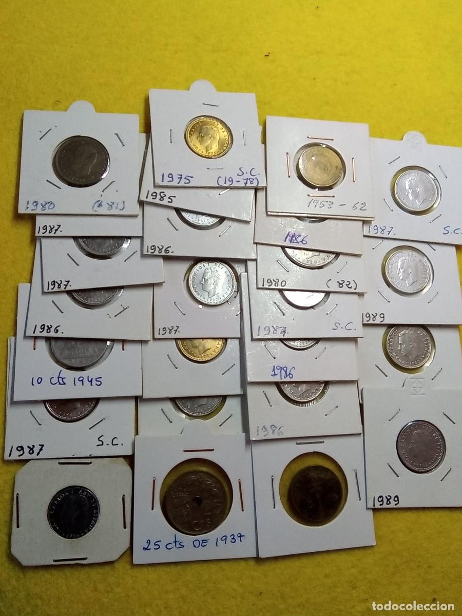 Monedas Franco: Lote monedas espa&ntilde;olas y extranjeras. Variadas - Foto 1
