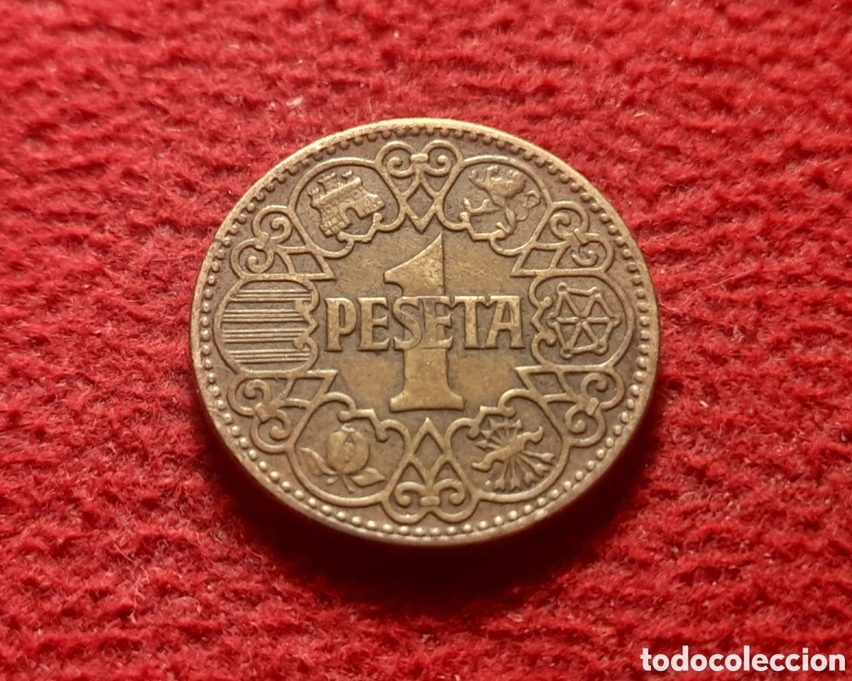 Franco Coins: Moneda 1 peseta 1944