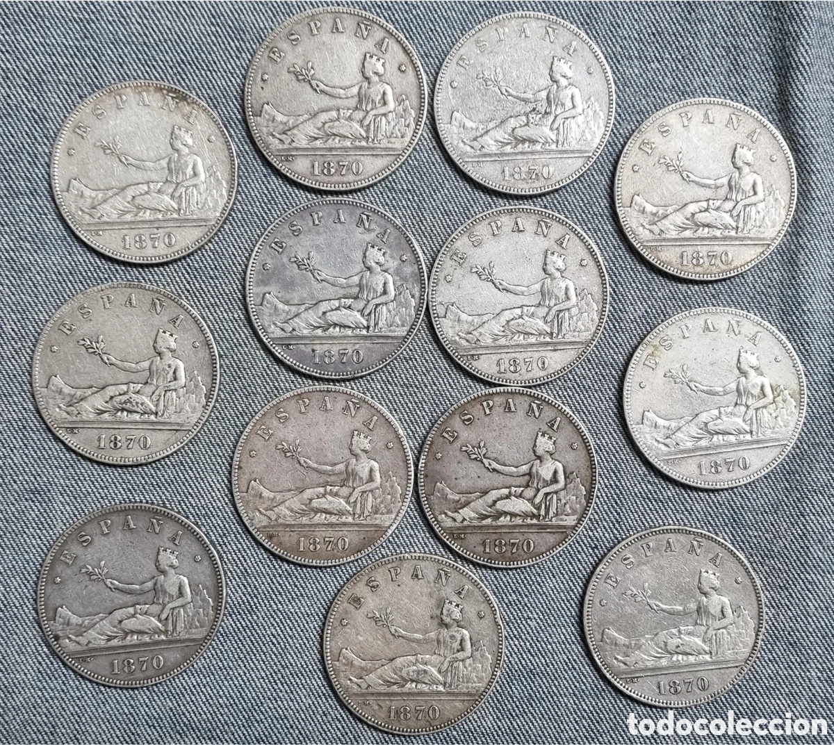 Monedas Franco: Lote 13 monedas plata - Foto 1