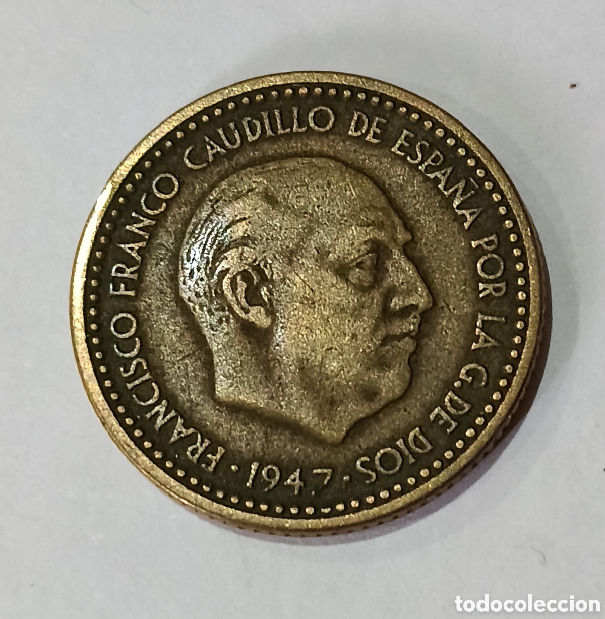 Monedas Franco: 1 Peseta Franco 1947 *50