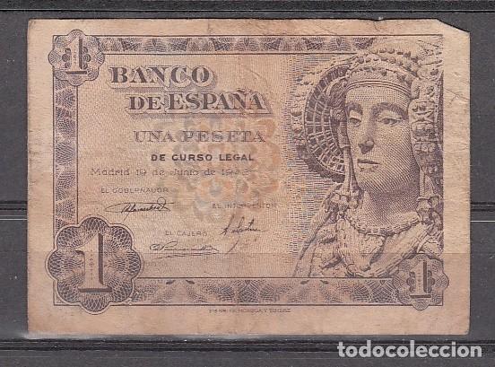 Monedas Franco: ESPA&Ntilde;A - BILLETE DE 1 PESETA DE 1948 (ES EL DE LA IMAGEN)