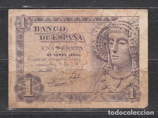 Monedas Franco: ESPA&Ntilde;A - BILLETE DE 1 PESETA DE 1948 (ES EL DE LA IMAGEN)
