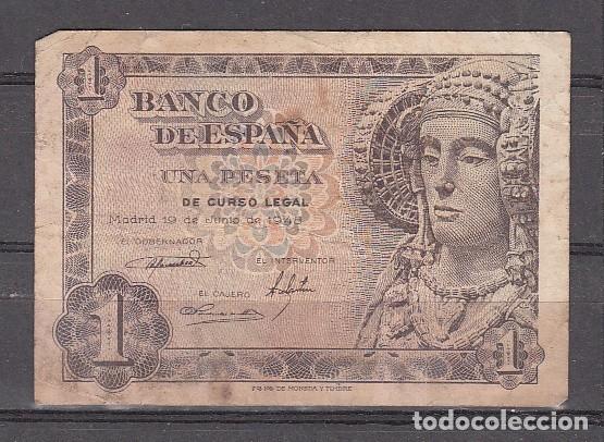 Monedas Franco: ESPA&Ntilde;A - BILLETE DE 1 PESETA DE 1948 (ES EL DE LA IMAGEN)