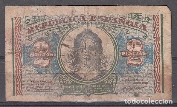 Monedas Franco: ESPA&Ntilde;A - BILLETE DE 2 PESETAs DE 1938 (ES EL DE LA IMAGEN)