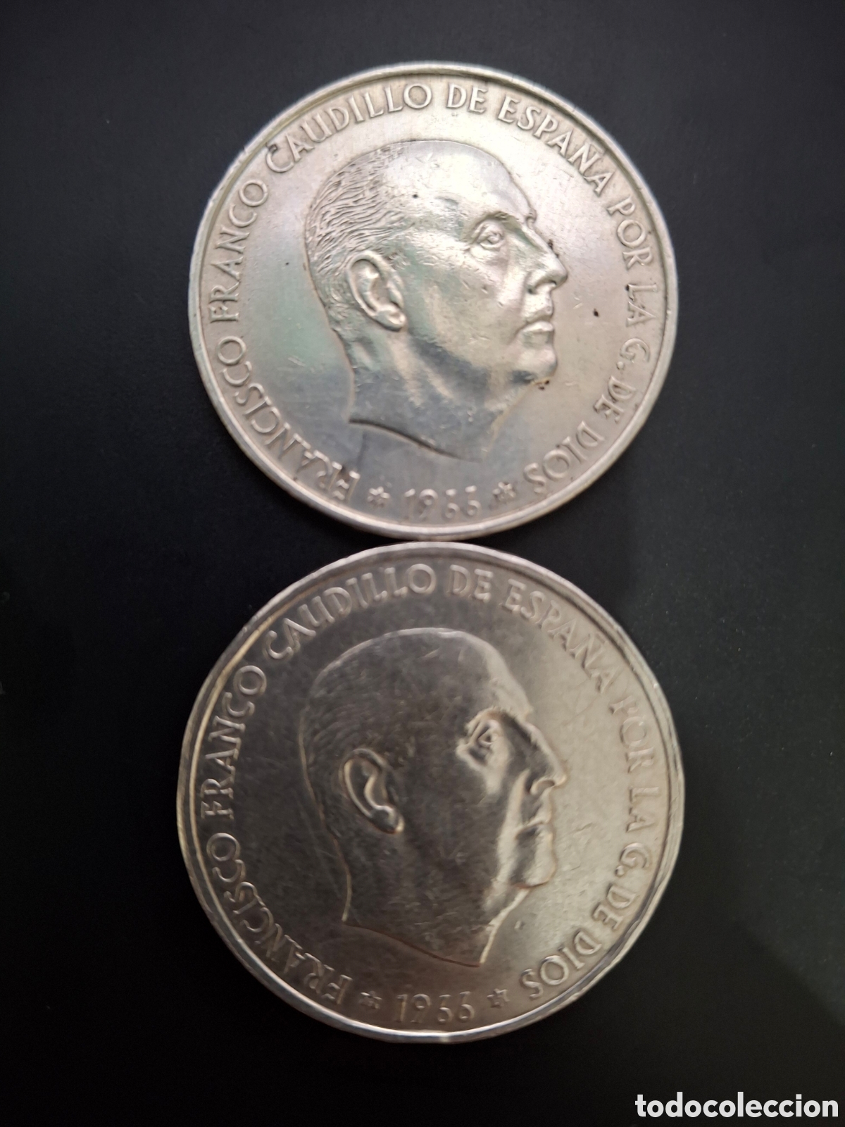 Monedas Franco: Monedas de 100 pesetas de PLATA - Foto 1