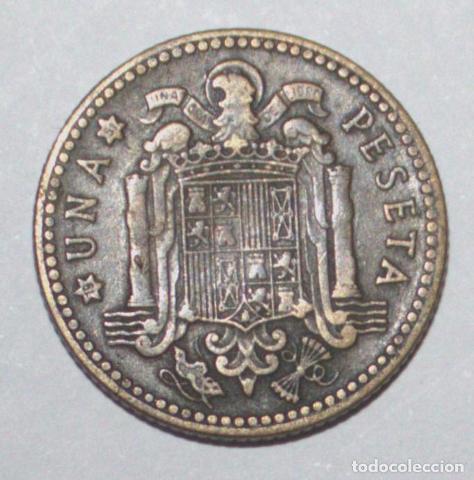 Monedas Franco: MONEDA DE 1 PESETA 1947 ESTRELLA 51 (FOTO)