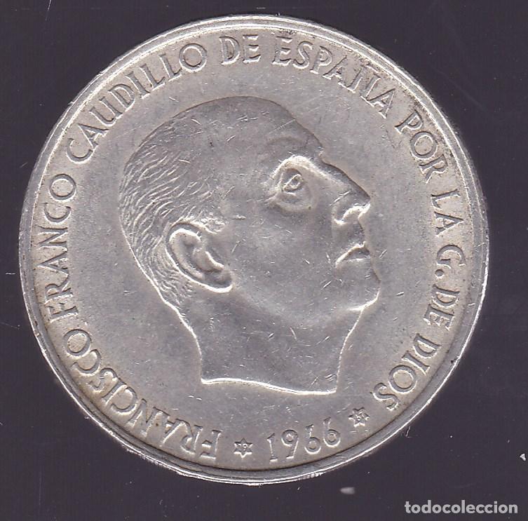 Monedas Franco: FC8-94- Moneda 100 Ptas FRANCO 1966*67 . PLATA