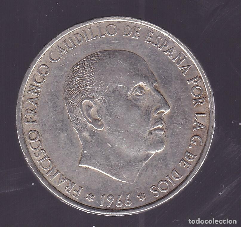 Monedas Franco: FC8-94- Moneda 100 Ptas FRANCO 1966*66 . PLATA