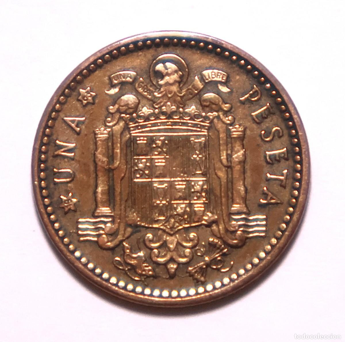 Monedas Franco: MONEDA DE 1 PESETA 1963 ESTRELLA 63 (FOTO)