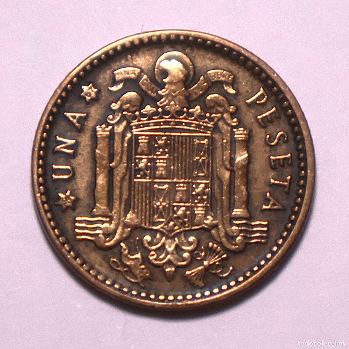 Monedas Franco: MONEDA DE 1 PESETA 1963 ESTRELLA 67 (FOTO)