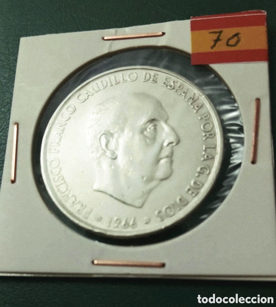 Monedas Franco: MONEDA DE PLATA 100 PESETAS 1966*70 S/C