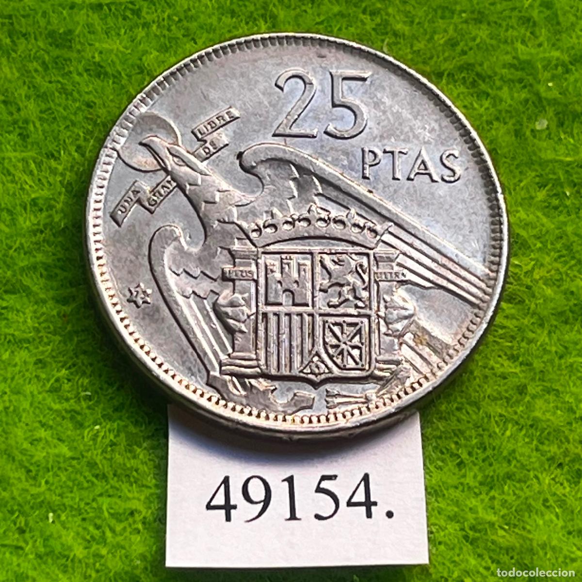 Monedas Franco: Espa&ntilde;a 25 pesetas 1957-75, Franco