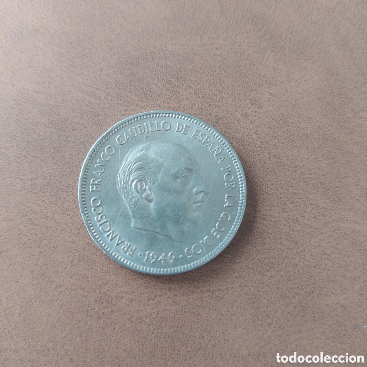 Monedas Franco: Moneda 5 Pesetas 1949. - Foto 1