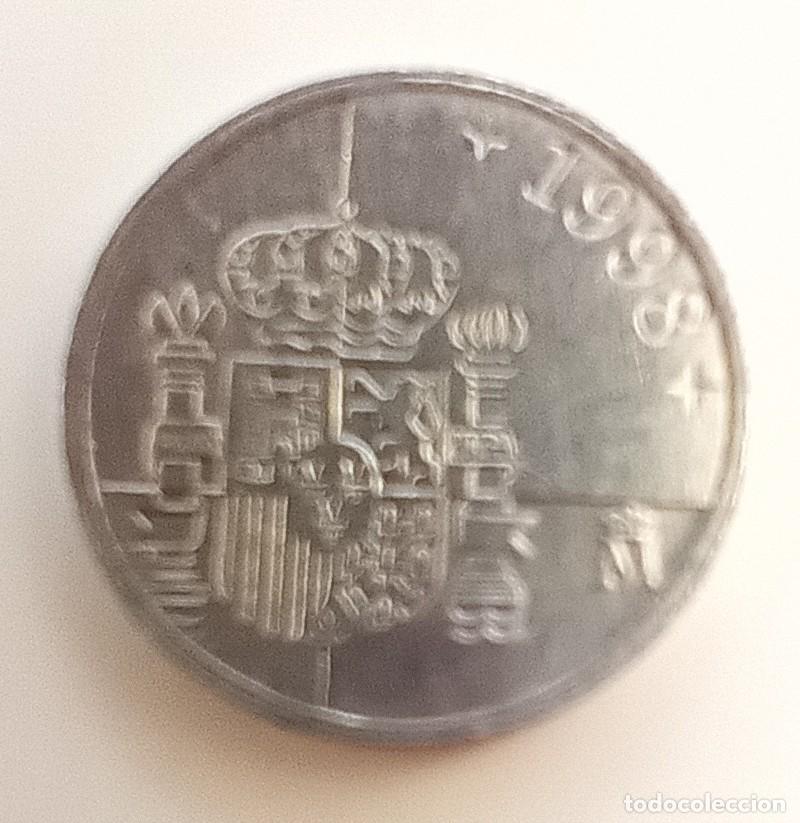 Monedas Franco: lote compuesto de 7 monedas de 1 peseta. Espa&ntilde;a. a&ntilde;o 1998