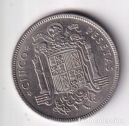 Monedas Franco: MONEDA DE 5 PESETAS FRANCO 1949 ESTRELLA 49 EN PERFECTA CONDICION, LA DE LA FOTOGRAFIA