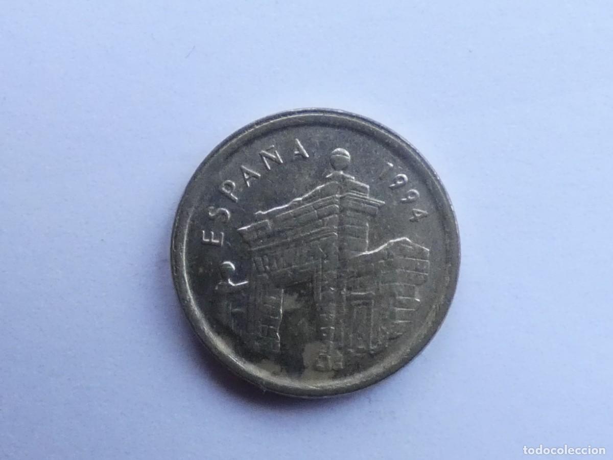 Monedas Franco: Dos monedas de 5 pesetas. Espa&ntilde;a. 1994. Arag&oacute;n