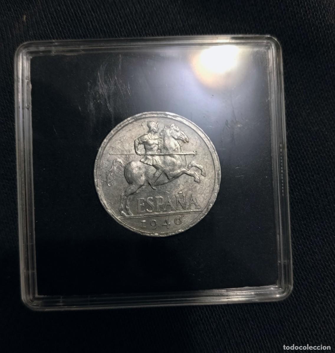 Monedas Franco: Estado espa&ntilde;ol 10 c&eacute;ntimos 1940 Var; PLVS