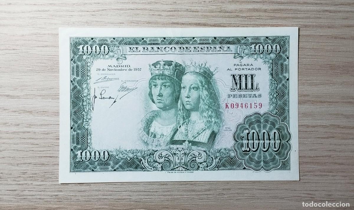 Monedas Franco: Billete 1000 pesetas a&ntilde;o 1957.