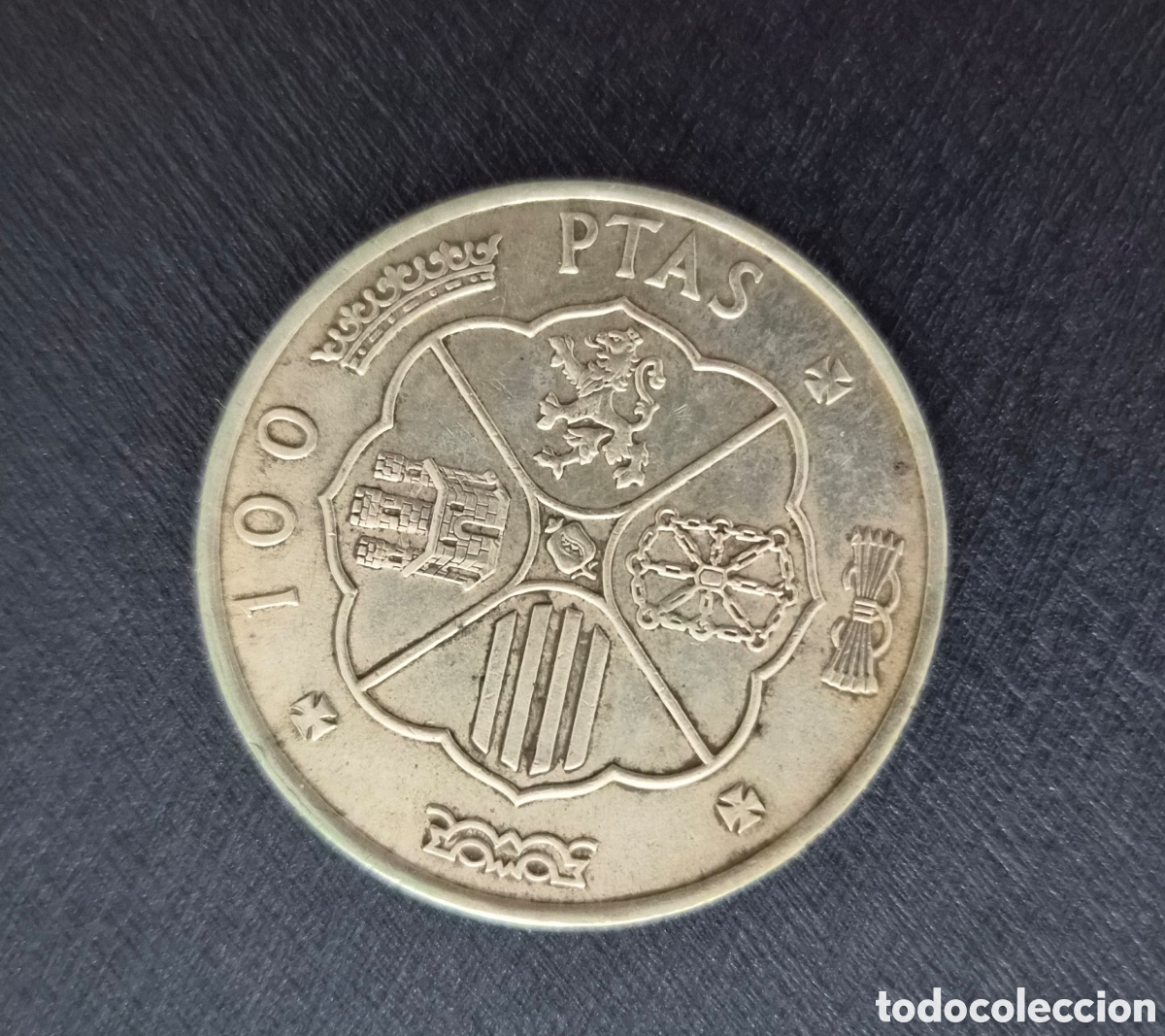Monedas Franco: 100 pesetas 1966 *67 &ndash; Francisco Franco &ndash; Plata