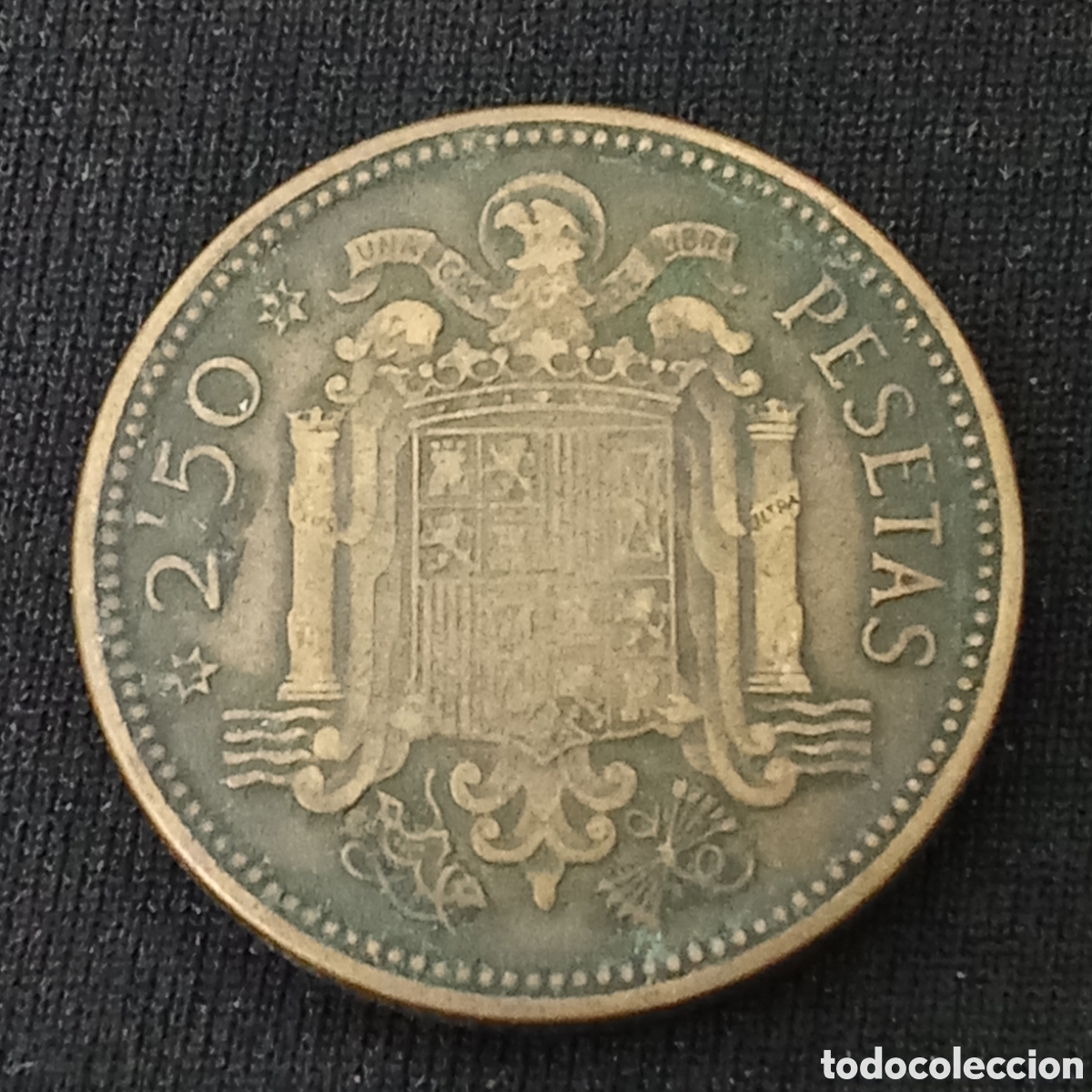 Monedas Franco: Espa&ntilde;a 2,50 pesetas A&ntilde;o 1953 estrella 54