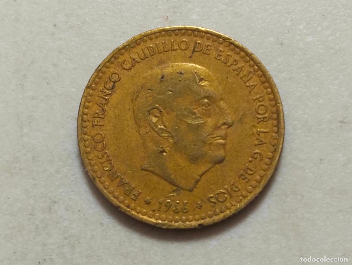 Monedas Franco: MONEDA UNA PESETA 1966, ESTRELLAS 19-71, FRANCISCO FRANCO