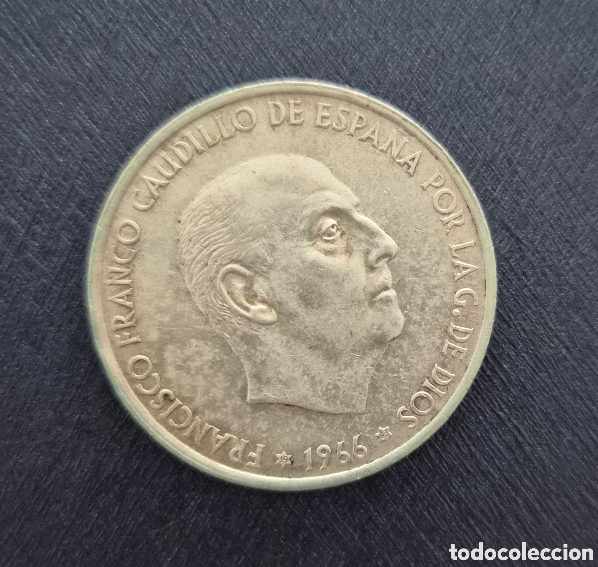 Monedas Franco: 100 pesetas 1966 *68 &ndash; Francisco Franco &ndash; Plata