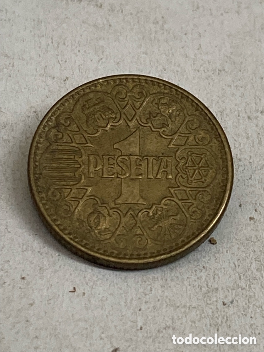 Monedas Franco: Moneda 1 pesetas 1944