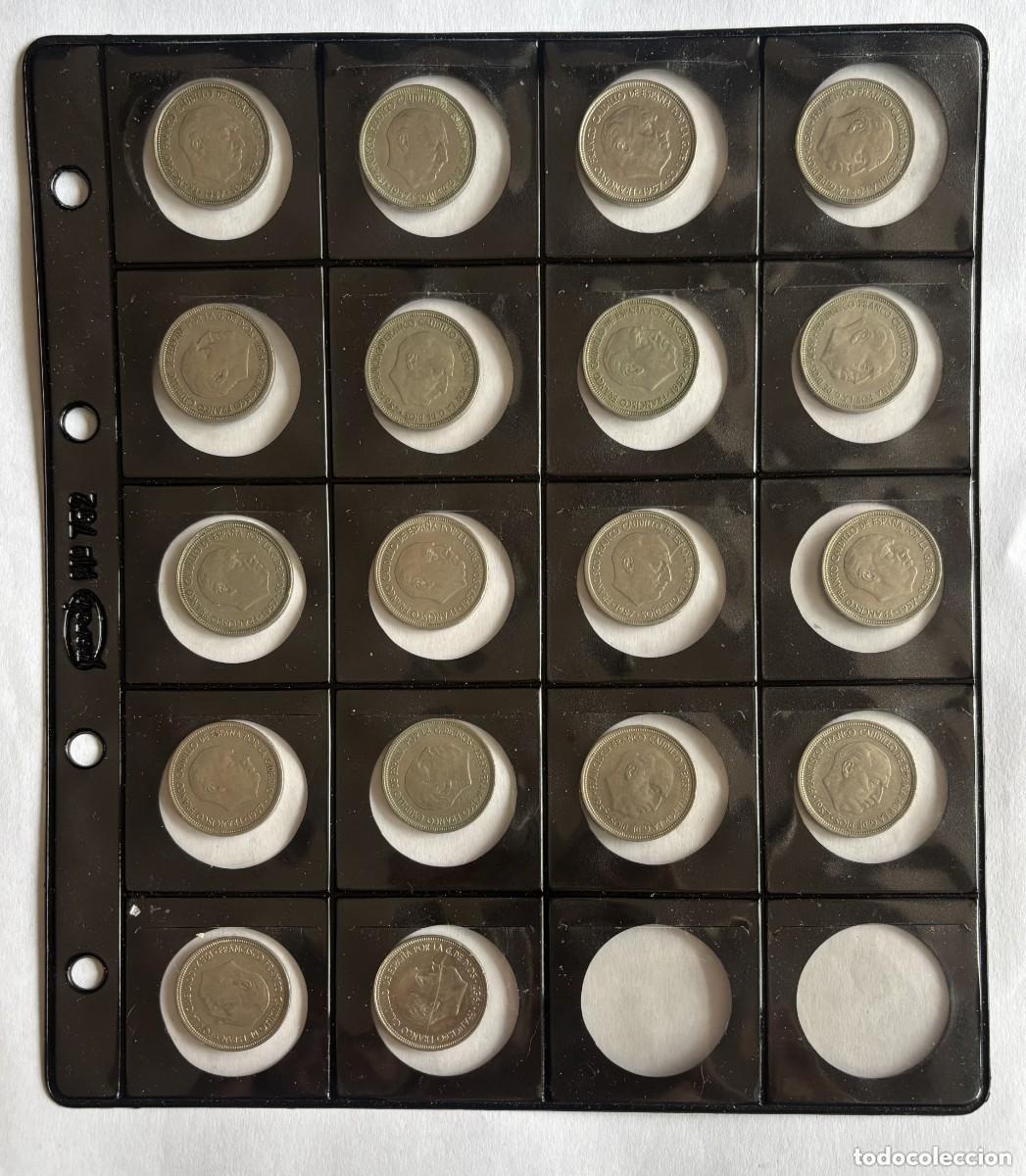 Franco Coins: COLECCION COMPLETA DE 5 PESETAS FRANCO 1957 ESTRELLAS DEL 58 AL 75.