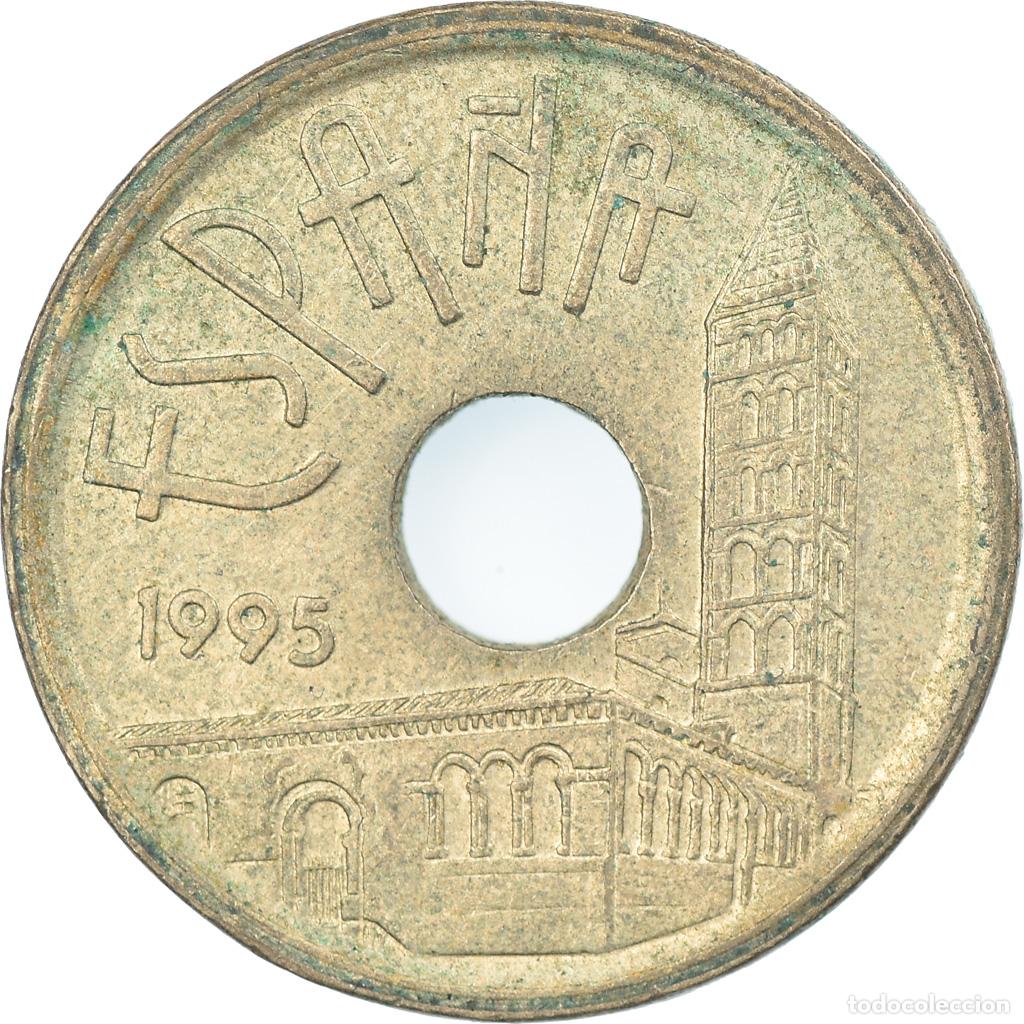 Monedas Franco: [#812710] Moneda, Espa&ntilde;a, Juan Carlos I, 25 Pesetas, 1995, Madrid, MBC, Aluminio -