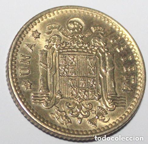Moedas Franco: MONEDA DE 1 PESETA FRANCO 1966 ESTRELLA 74 SIN CIRCULAR