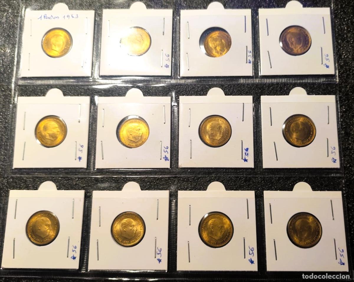 Monedas Franco: Espa&ntilde;a 1 x 1 Peseta 1953*(1956), UNC Lote 2515