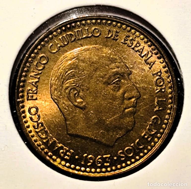 Monedas Franco: Espa&ntilde;a 1 x 1 Peseta 1963*(19-65), UNC Lote 2517