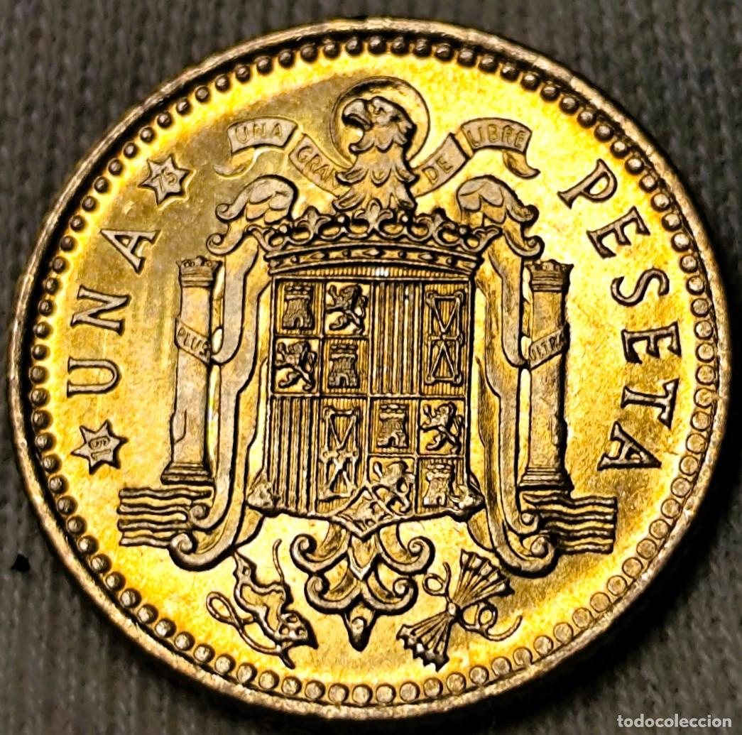 Monedas Franco: Espa&ntilde;a 1 Peseta 1966*(19-75), UNC Lote 2542