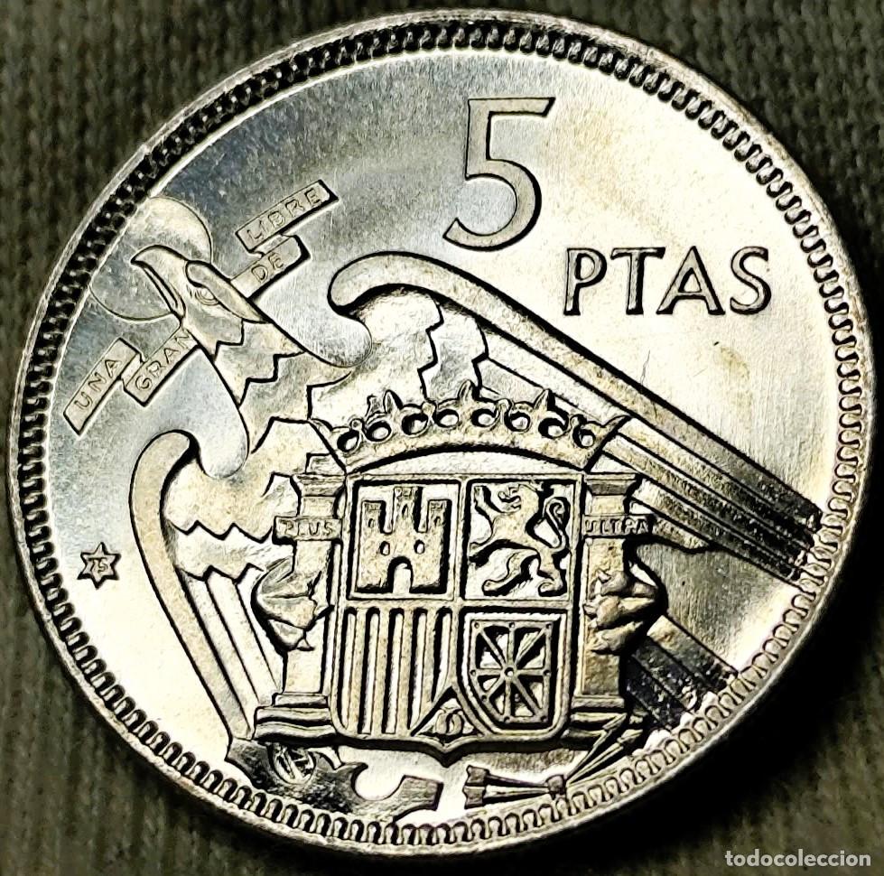 M&uuml;nzen unter Franco: Espa&ntilde;a 5 Pesetas 1957*(19-75), UNC Lote 2547
