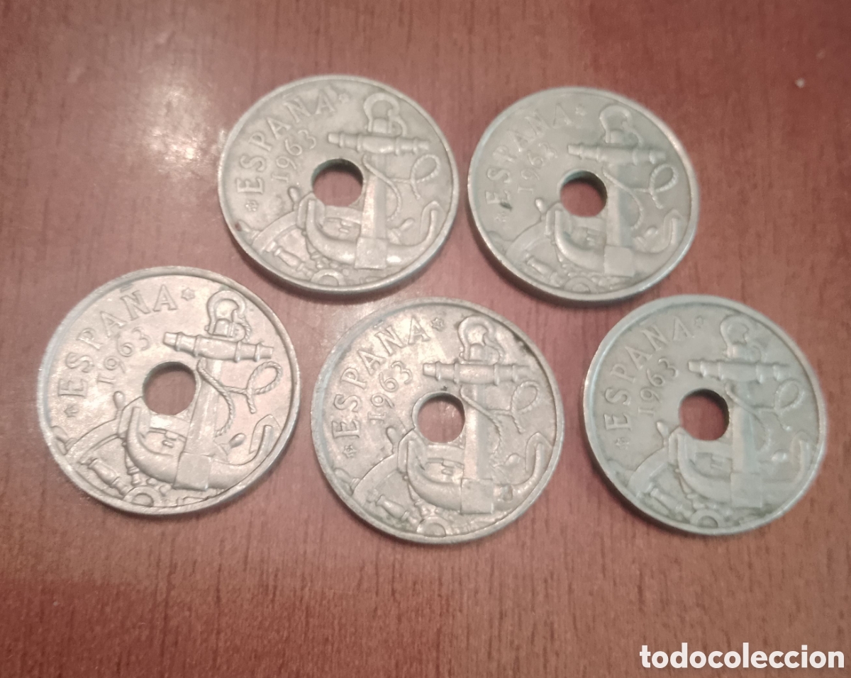 Monedas Franco: MONEDAS DE FRANCO 50CNT 1963