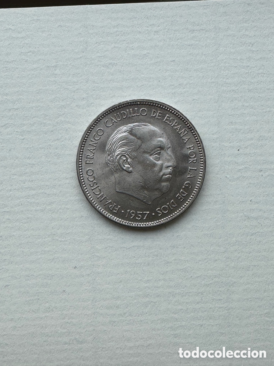 Monedas Franco: 25 pesetas 1957 *64 SC - Foto 1
