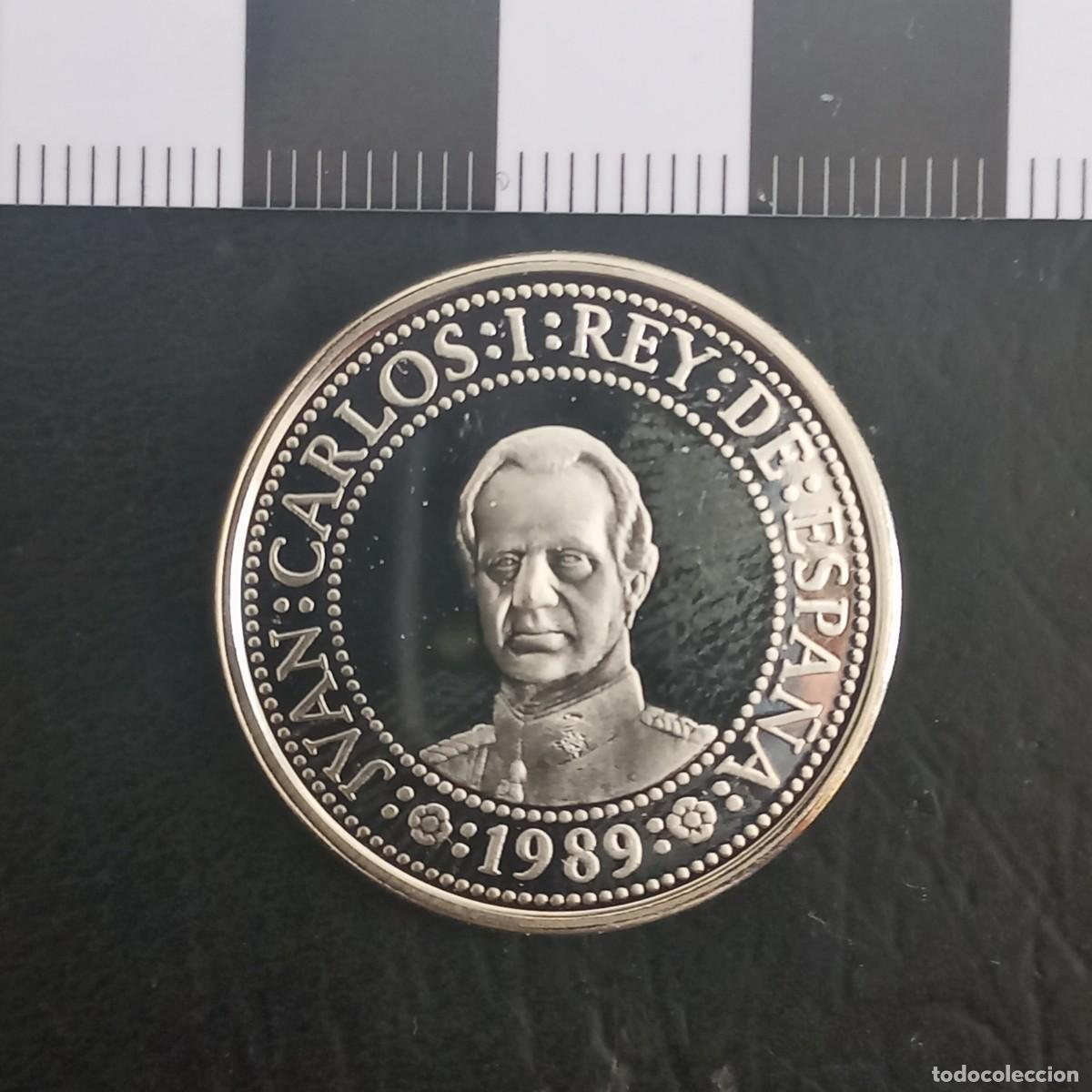 Monedas Franco: Moneda de plata 500 prsetas 1989 V centenario