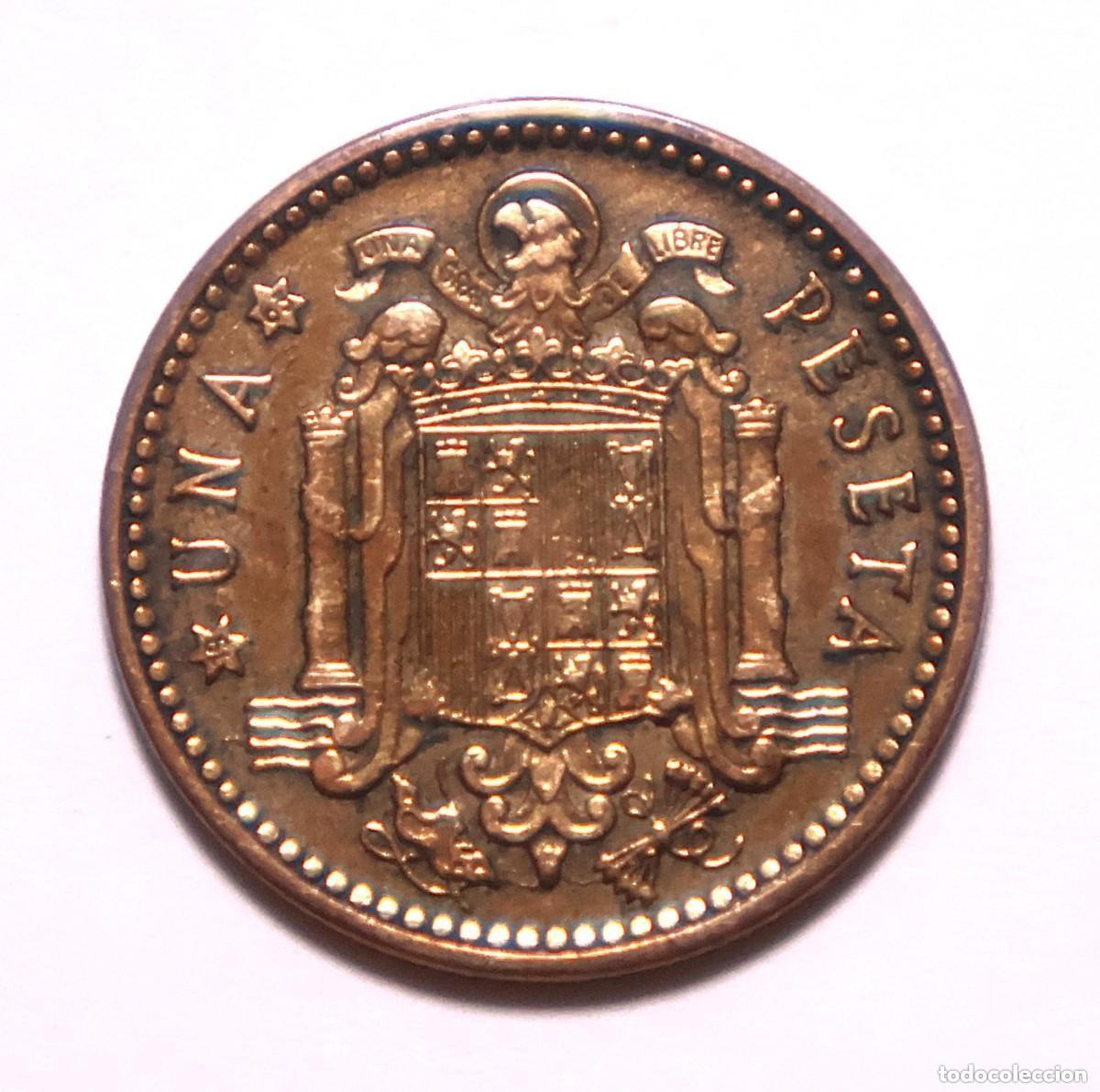Monete Franco: MONEDA DE 1 PESETA FRANCO 1963 ESTRELLA 63 (FOTO)