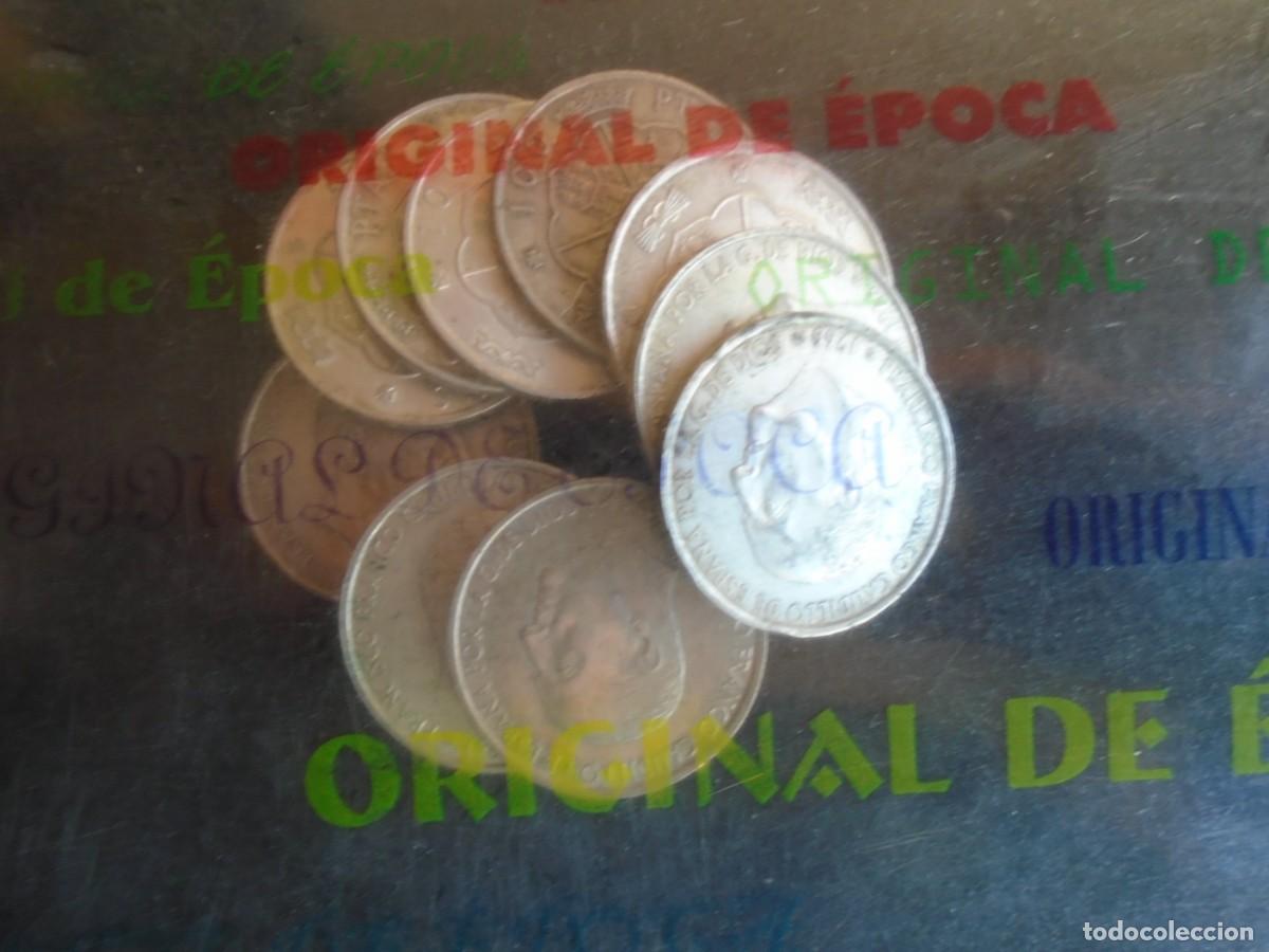 Monedas Franco: (MO-261001)LOTE DE 10 MONEDAS DE PLATA DE 100 PESETAS FRANCISCO FRANCO