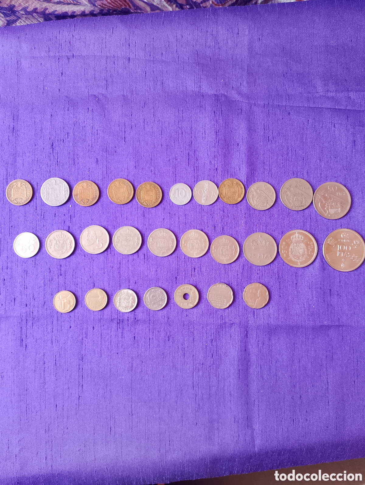 Monedas Franco: Monedas. Lote variado en pesetas. - Foto 4